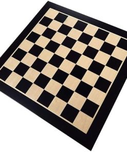 Extra Large 19 x 19 Inch Berlin Chess Board in Inlaid Maple and Beech