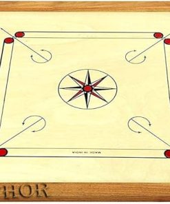 Carrom Board Game Champion Tournament Set with Coin Striker Powder 27 Inch 2