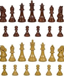 High Polymer Weighted Chess Pieces 3.75 Inch King Extra Queens 2