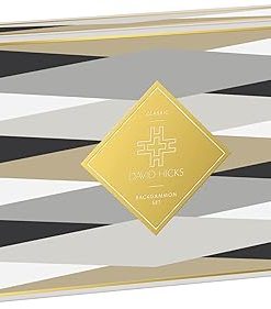 David Hicks Backgammon Set by Galison – Stylish Game for All Ages