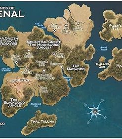 Gale Force Nine D&D Eberron Map Set Nations of Khorvaire Guide