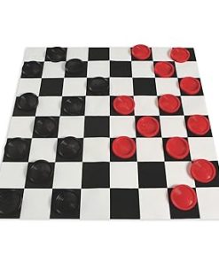 Giant 2-in-1 Four in a Row and Checkers Game with Large Plastic Board 2