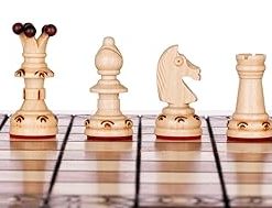 Handcrafted Wooden Chess Set with Board and Pieces – Perfect Gift Idea 2