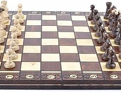 Consul Chess Set with European Wooden Board – Handmade Junior Game 2