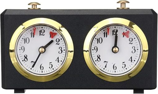 Professional Retro Analog Chess Clock Easy to Read Wind-Up Timer