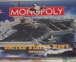 USAOPOLY Monopoly Navy Edition Board Game for USA Fans