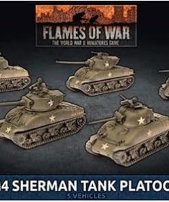 M4 Sherman Tank Platoon Late War United States Flames of War UBX69