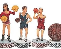 Luxury Hand Painted Basketball Players Chess Set Polystone Game Pieces