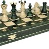 Luxury Wooden Chess Set with Pewter Pieces and Storage Drawers 15 in. 4