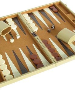 Deluxe 18 Inch Backgammon Set with Classic Camel Design 2