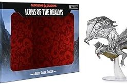 Adult Silver Dragon from WizKids D&D Icons of The Realms Collection