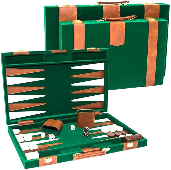 Luxury Designer Backgammon Set on Lexington Avenue Medium Large Sizes Luxury Designer Backgammon Set on Lexington Avenue Medium Large Sizes