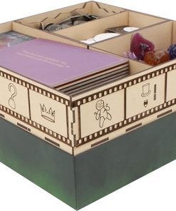 Game Organizer for Villainous – The Broken Token Wooden Box with Trays 2