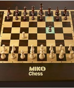 Miko Chess Grand: Your Ultimate AI Chess Companion | Fully Automated Gameplay for All Skill Levels | World’s Smartest Electronic Chess Board | Magnetic Wooden Chess Sets with Self Moving Pieces