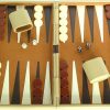 Deluxe 18 Inch Backgammon Set with Classic Camel Design