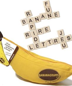 Bananagrams Thinking Game for All Ages Fun Family Game Yellow