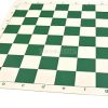 Basic Tournament Vinyl Roll-up Chess Board Green & White 20″ Gift Idea