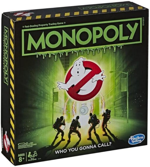 Ghostbusters Edition Monopoly Game for Kids Ages 8 and Up