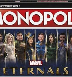 Monopoly: Marvel Studios’ Eternals Edition Board Game for Marvel Fans, Kids Ages 8 and Up