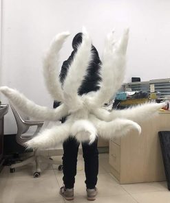 LOL League of Legends Ahri Nine Tailed Fox Costume Tail M 85CM 2