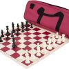 Deluxe Gray Solid Plastic Chess Set Combination for Ultimate Play 3
