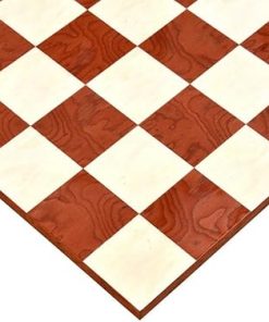 19 Inch Spanish Veneer Wooden Chess Board Handmade Hi Gloss Finish Set