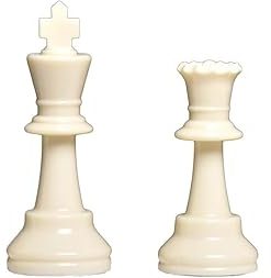 Four Player Chess Set with Vinyl Board and Weighted Colored Pieces 2