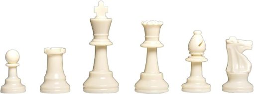 Four Player Chess Set with Vinyl Board and Weighted Colored Pieces - Image 2
