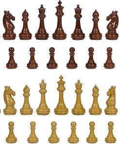 Whittier High Polymer Weighted Chess Pieces 3.75 Inch King Extra Queens 2