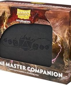 Durable Iron Grey Dragon Shield RPG Game Master Companion Box