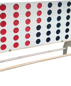 Giant Connect 4 Game Set Jumbo Outdoor Backyard Fun for All Ages