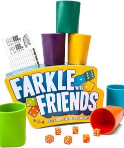 Deluxe Farkle with Friends Game Party Set – Up to 6 Players!