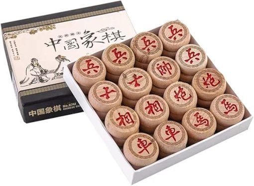 Chinese Xiangqi Chess Set Folding Board Classic Strategy Game for 2 Players - Image 2