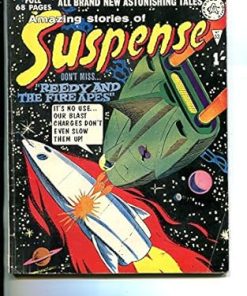 Amazing Stories of Suspense 53 British Horror Sci-Fi Rocket VG
