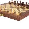 Handmade Classic Foldable Wooden Chess Board Game 12 Inch Size
