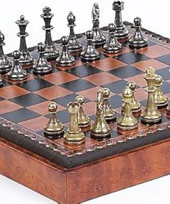 Bello Games Collezioni Chessmen and Marcello Cabinet Board from Italy