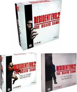 Resident Evil 2 Board Game Bundle with 4th Survivor and B-Files Expansions
