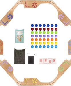 Jokers and Marbles Board Game for 2-8 Players Perfect for Social Gatherings