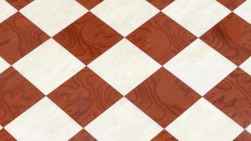 19 Inch Spanish Veneer Wooden Chess Board Handmade Hi Gloss Finish Set - Image 2