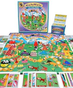 Wacky World Wordplay for Kids Double Play Board Game Bundle 2