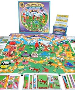 Wacky World and Stare Junior Double Play Board Game Bundle for Kids 2