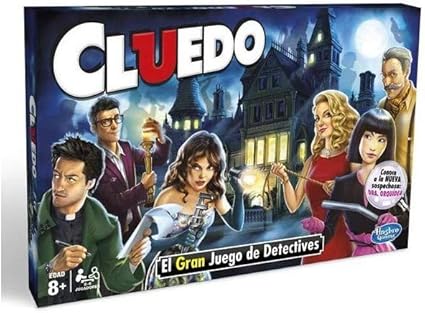 Cluedo Family Game Spanish Version by Hasbro Gaming Multicoloured Cluedo Family Game Spanish Version by Hasbro Gaming Multicoloured