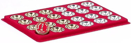 Bello Games Bella Valentina 24K Gold Silver Plated Checkers from Italy - Image 2