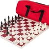 Deluxe Navy Blue Chess Set Combination Made of Solid Plastic 4
