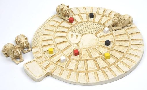 Replica Mehen Game Ancient Egyptian Board Game for 2-4 Players - Image 2