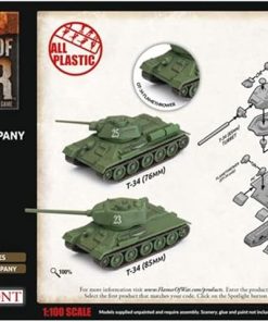 Soviet T-34 Tank Company for Flames of War Late War Players 2