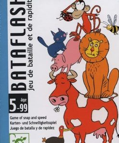 Djeco Bataflash Playing Cards Multicolour Set of 36 for Kids