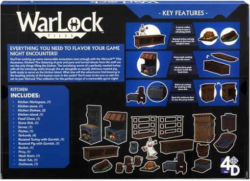 WizKids Warlock Tiles Kitchen Accessory for Tabletop Gaming - Image 2