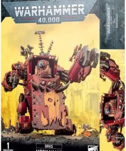 Miniature Orks Morkanaut and Gorkanaut from Warhammer Games Workshop