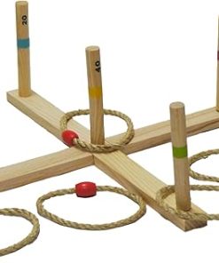 Outdoor Play Ring Toss Game for Family Fun and Entertainment